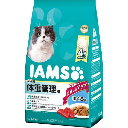 アイムス 猫 成猫用 体重管理用 まぐろ味 1.5kg