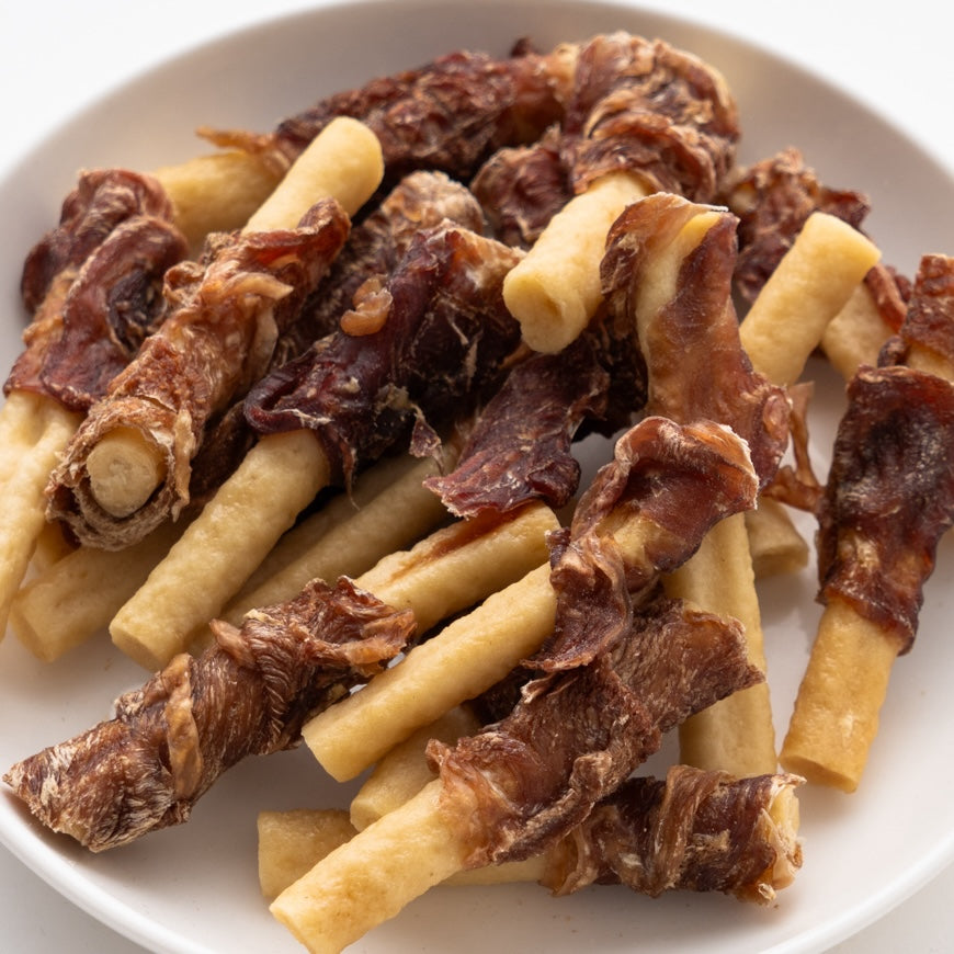 無添加良品 国産鶏の赤もも肉ミニ巻き 18本